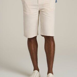 American Tall Chino Shorts for Tall Men in Chalk Size 3838 / Tall / Chalk
